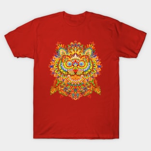 Louis Wain, Kaleidoscope Cat T-Shirt